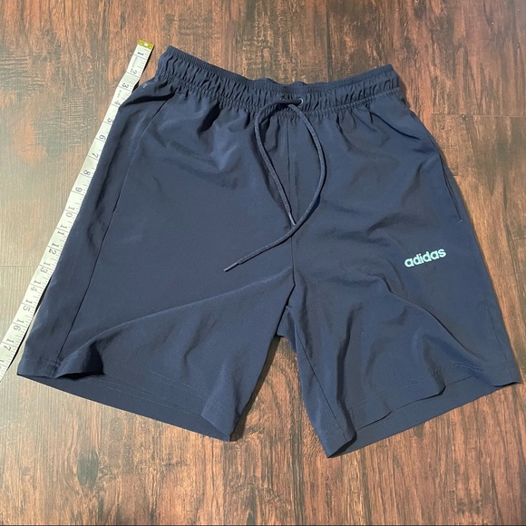 Adidas Climalite Parley Shorts in Navy Blue - Picture 6 of 6